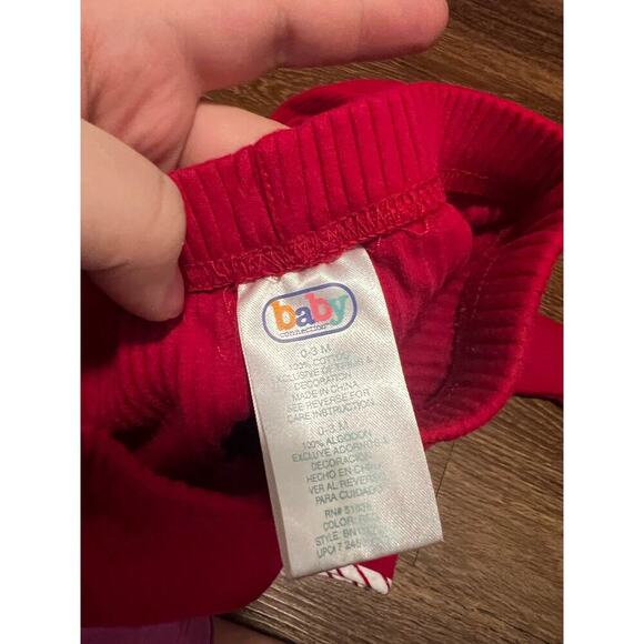Vintage Baby Connection Red ribbed two piece set - Picture 6 of 7